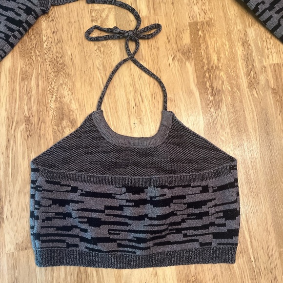 Long sleeve 2 piece crop sweater - Picture 4 of 5